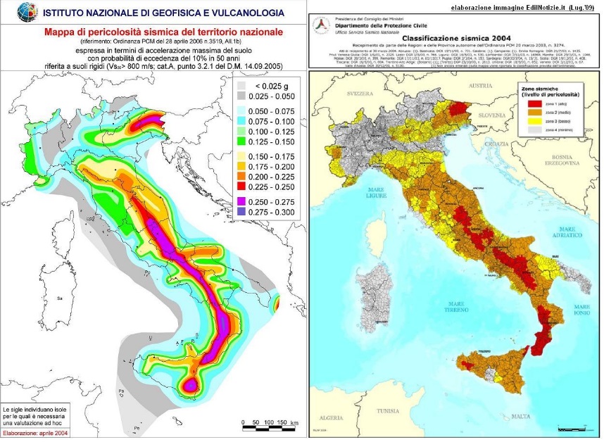 misura strumentale accelerazione al suolo
